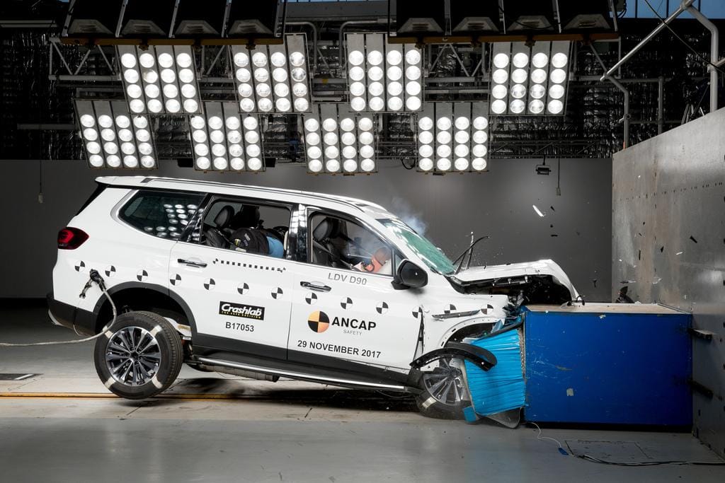 2023 LDV D90 Crash Test Rating: Maintaining Five-Star Safety with Room for Improvement