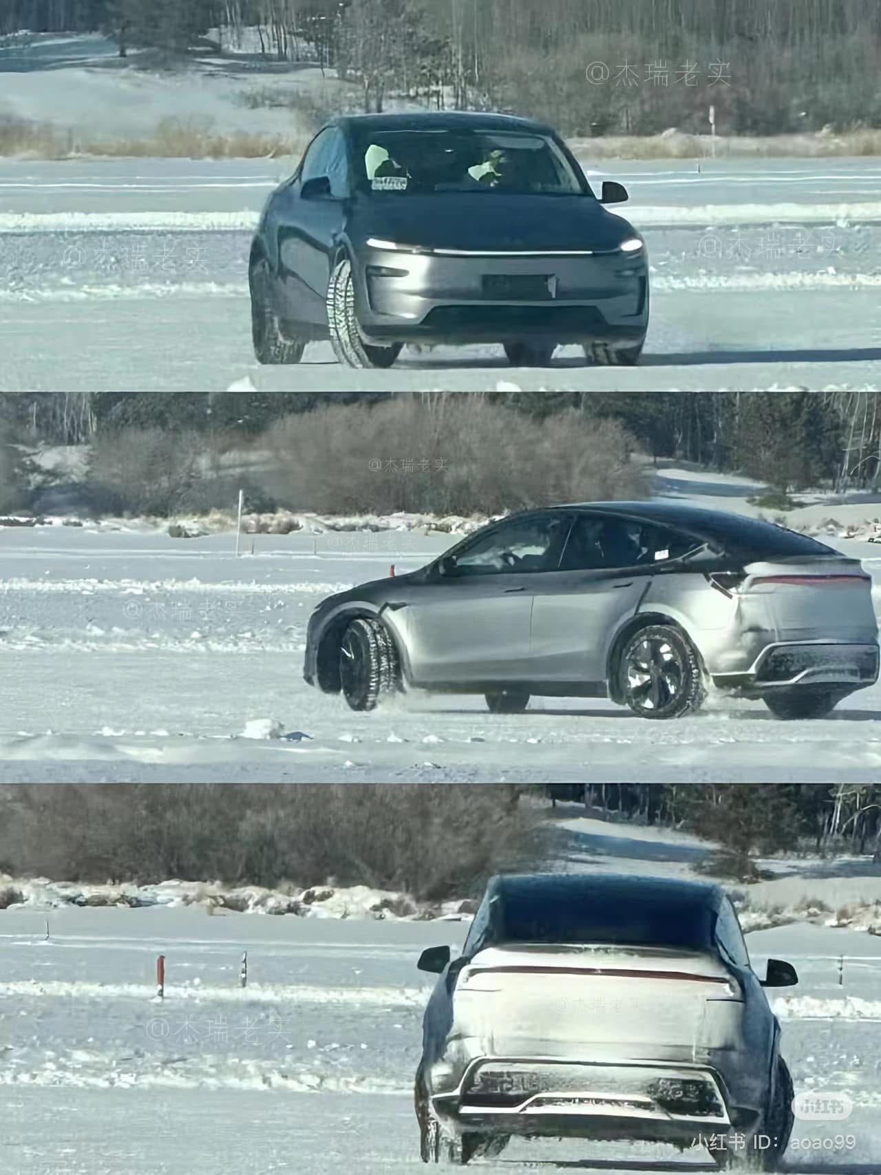 LEAKED 2025 Tesla Model Y Facelift Revealed Finally