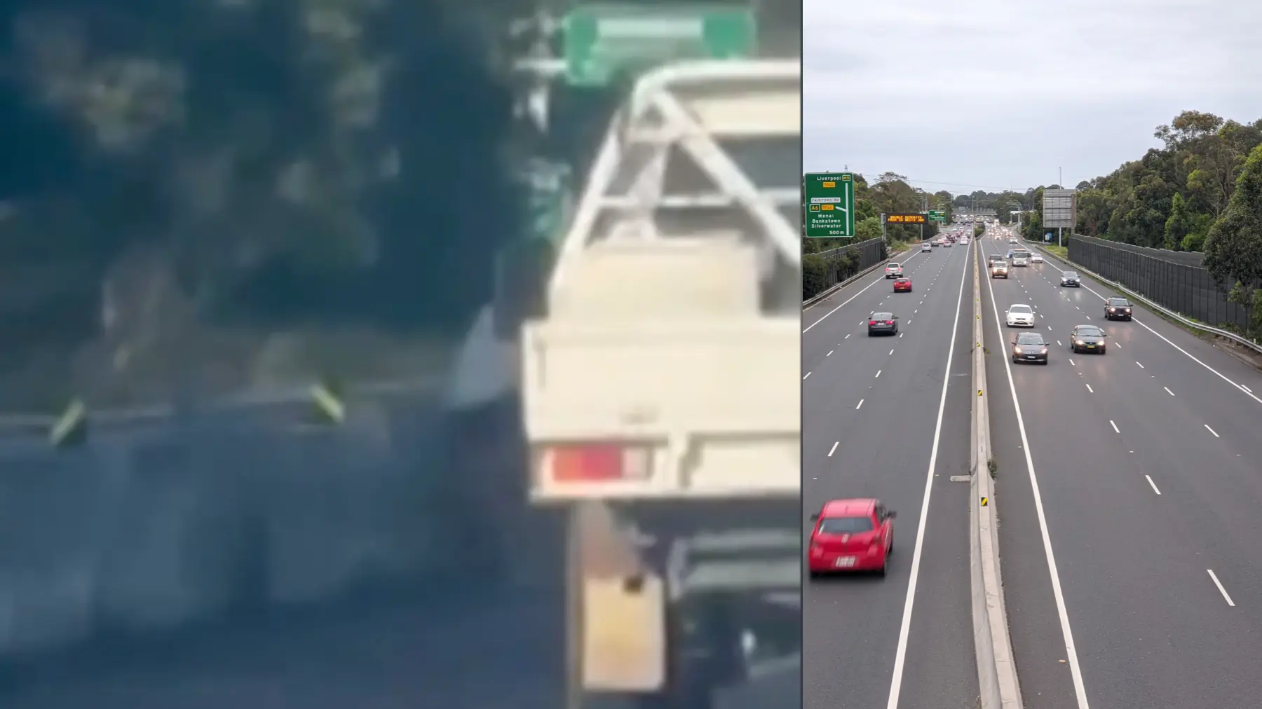 Shocking M1 Crash: Ute Slams Into Car, Driver Tests Positive