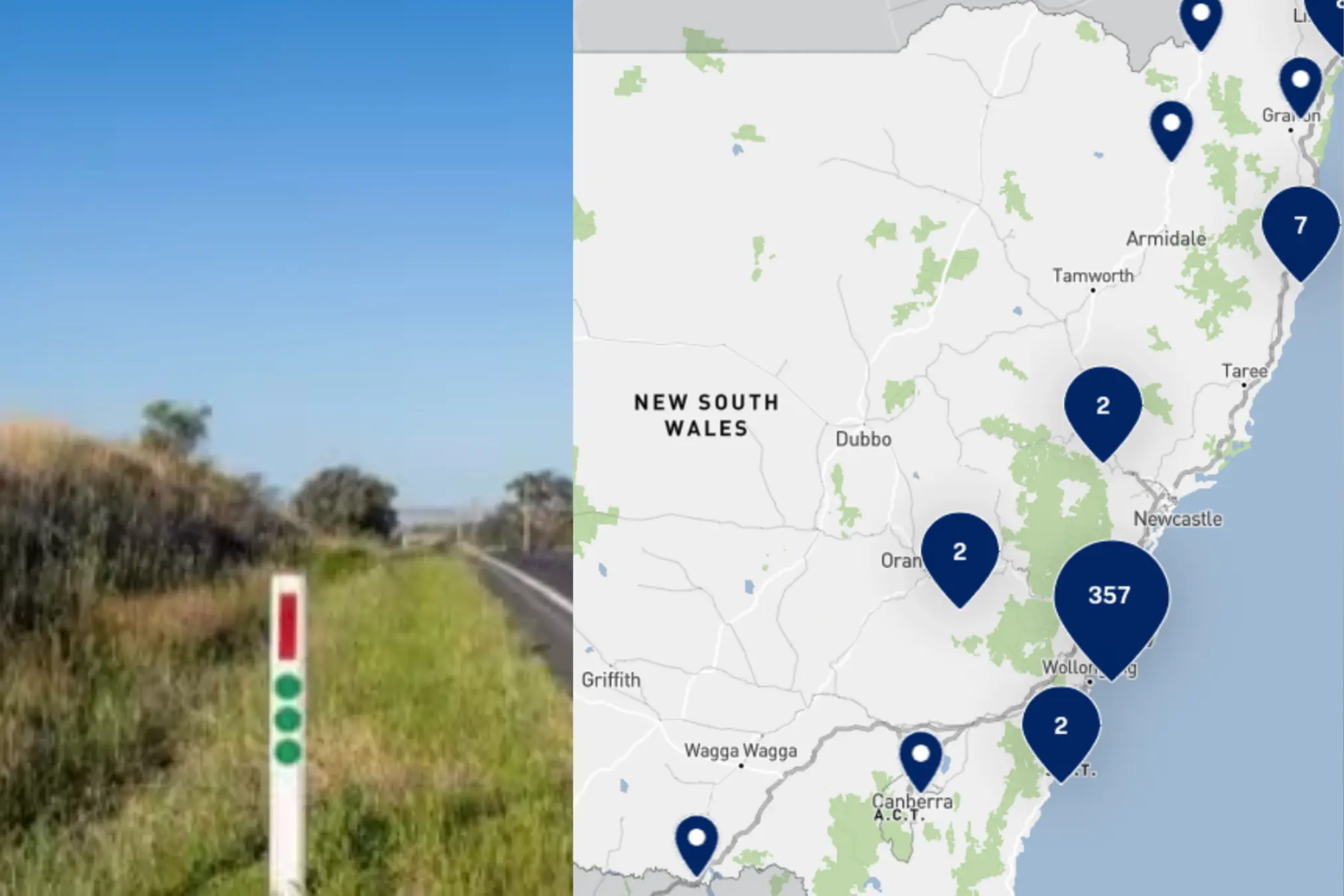 NSW Rolls Out New Road Markers