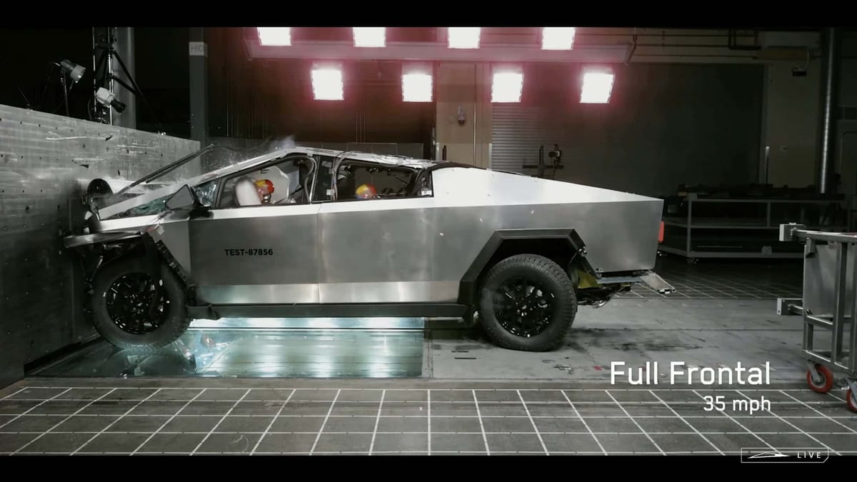Tesla Cybertruck Crash Test Rating: What We Know So Far