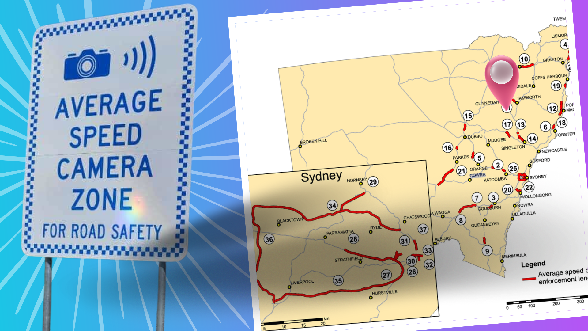 NSW Average Speed Cameras 2025 Locations Revealed